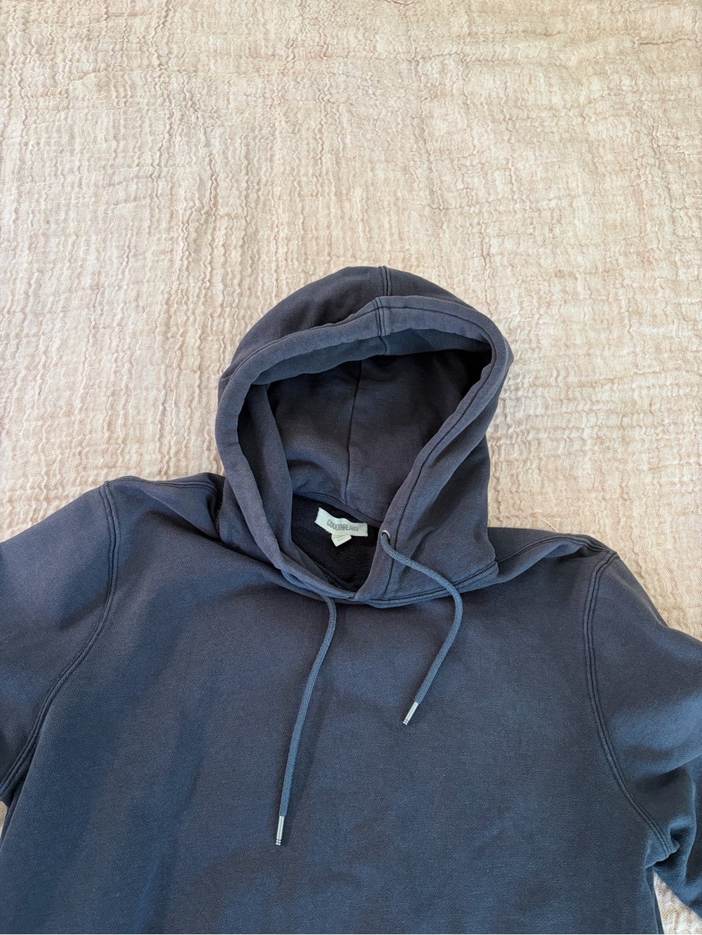 Goodthreads Black Pullover Hoodie with Drawstring Hood
